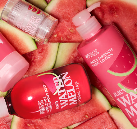 Pink 香氛身体乳 甜甜香草、清新莓果