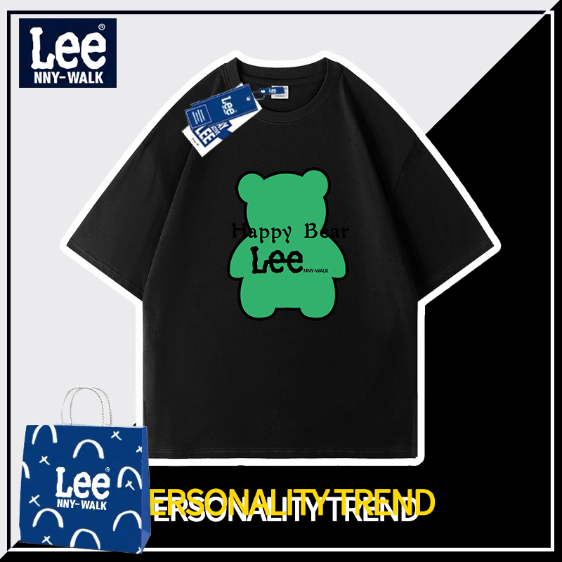 Lee联名纯棉小熊潮流短袖