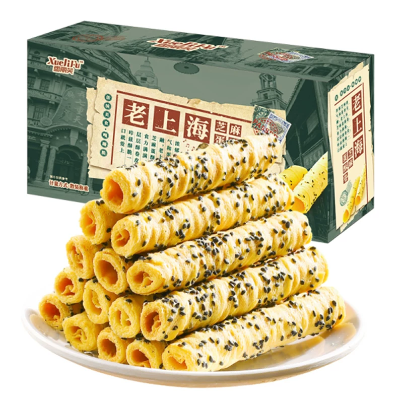不多言芝麻蛋酥卷2箱