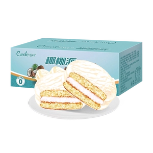 唇动草莓味巧克力派夹心蛋糕点零食食品营养学生早餐速食面包整箱