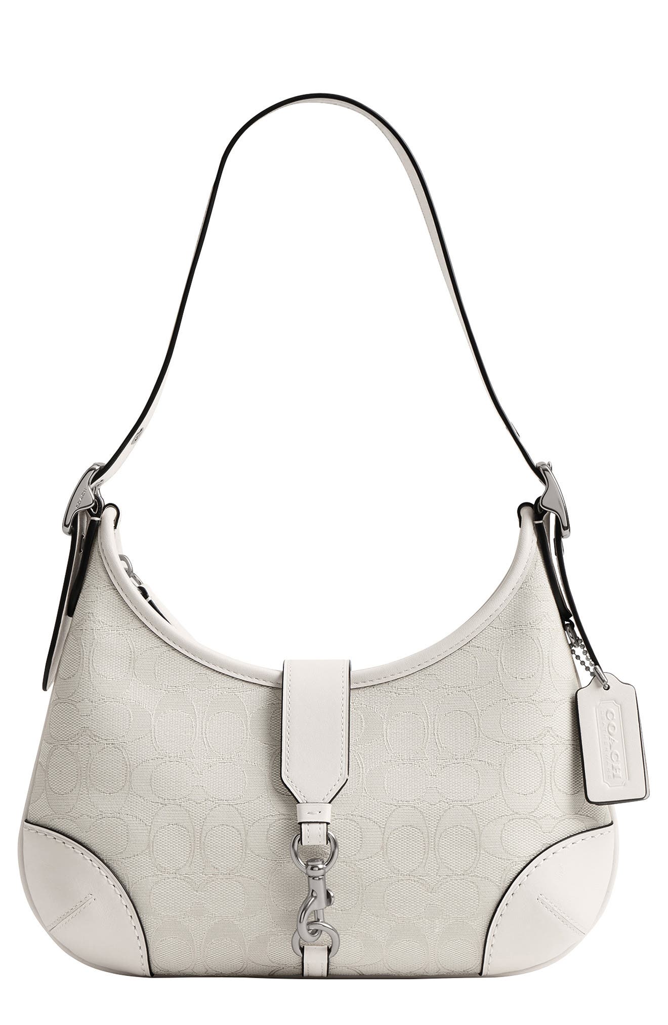 COACH Originals Signature Jacquard & Leather Shoulder Bag