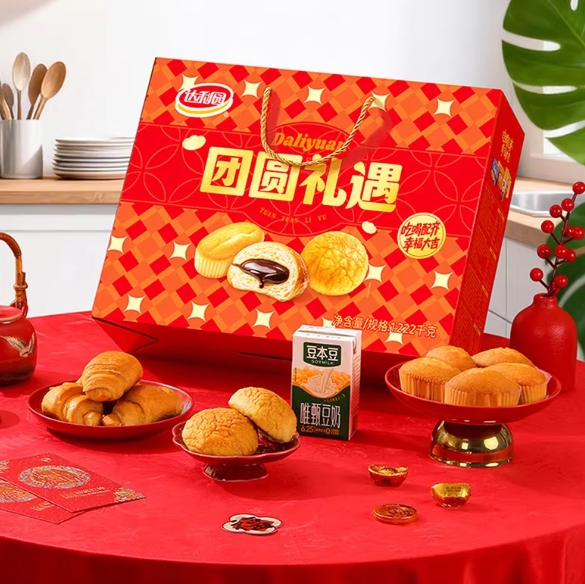 9元包邮！达利园礼盒1222g（返3元红包后）