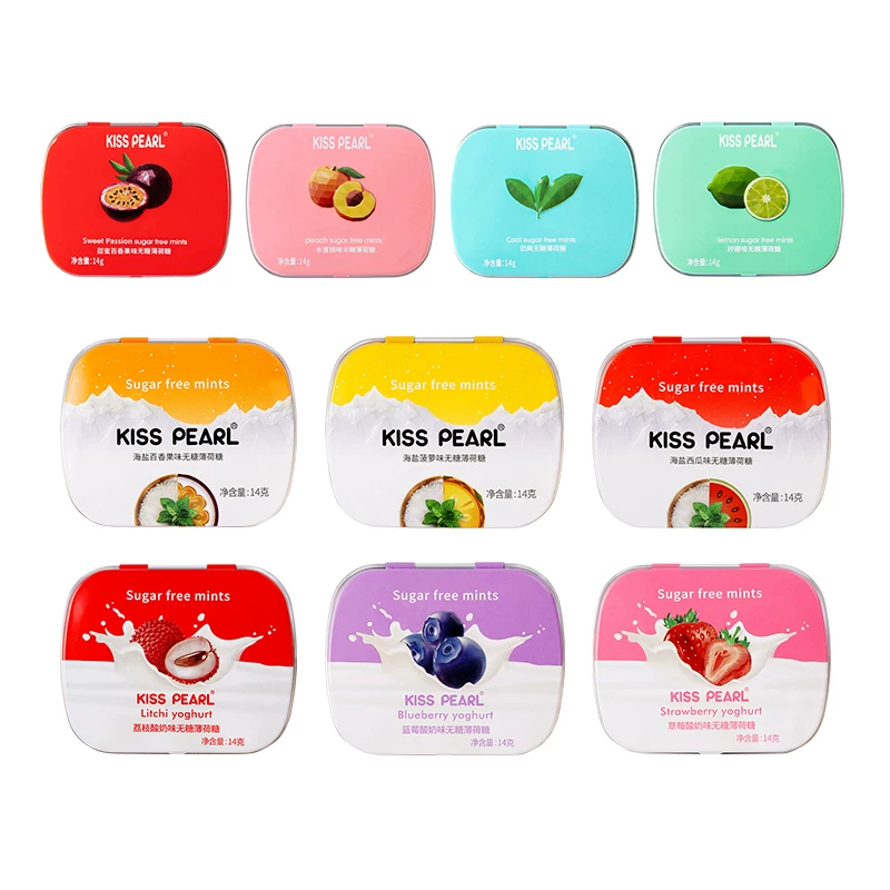 kisspearl无糖薄荷糖口味任选10