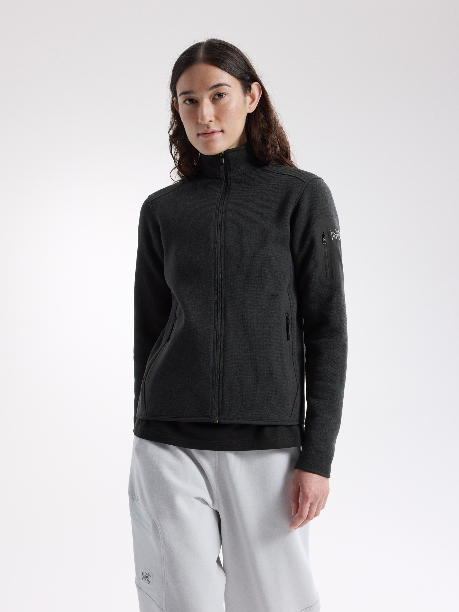 Arcteryx Covert Cardigan 始祖鸟女士开衫 Black XL