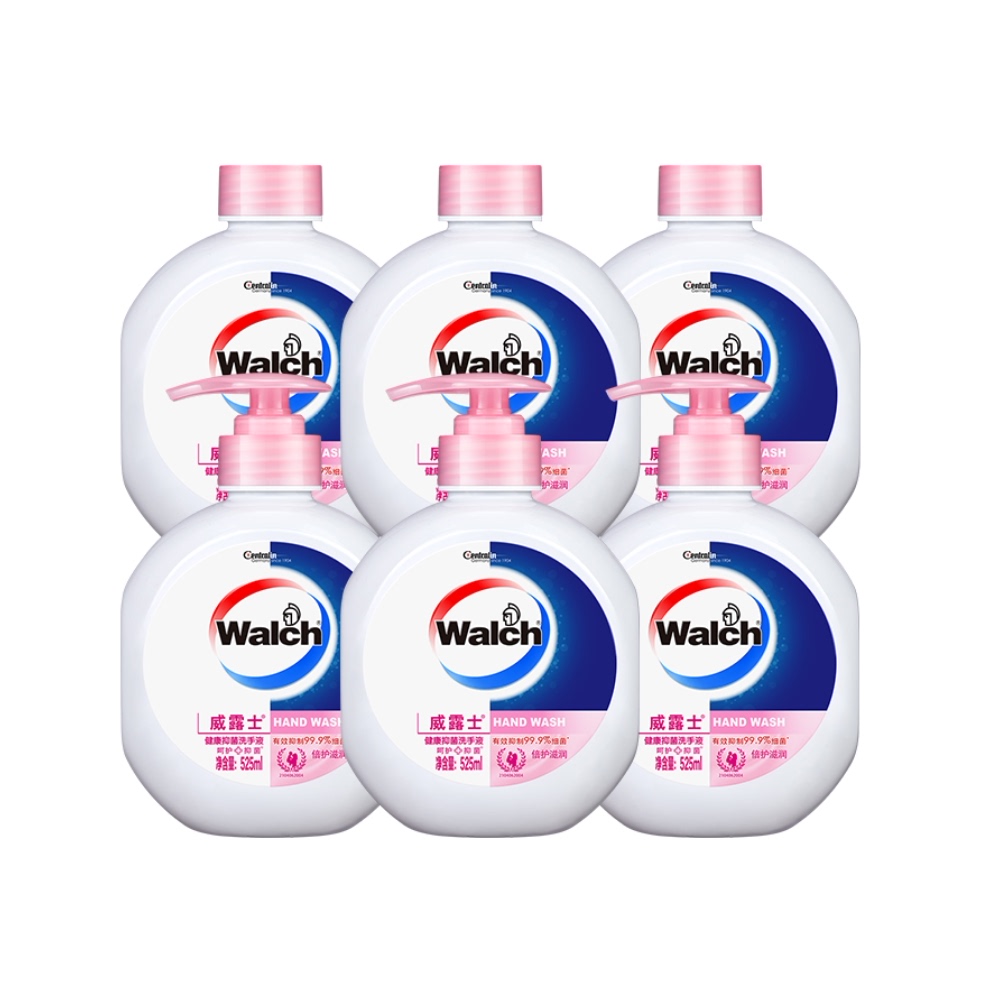 【威露士】倍护滋润洗手液525ml*6瓶