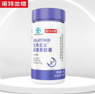 5.9元包邮！诺特兰德褪黑素维生素B6瓶60粒