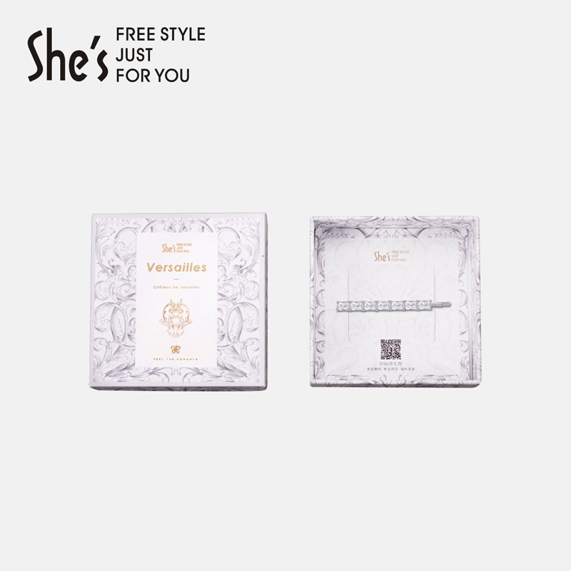【3支礼盒装】Shes旗舰店合成时尚发夹