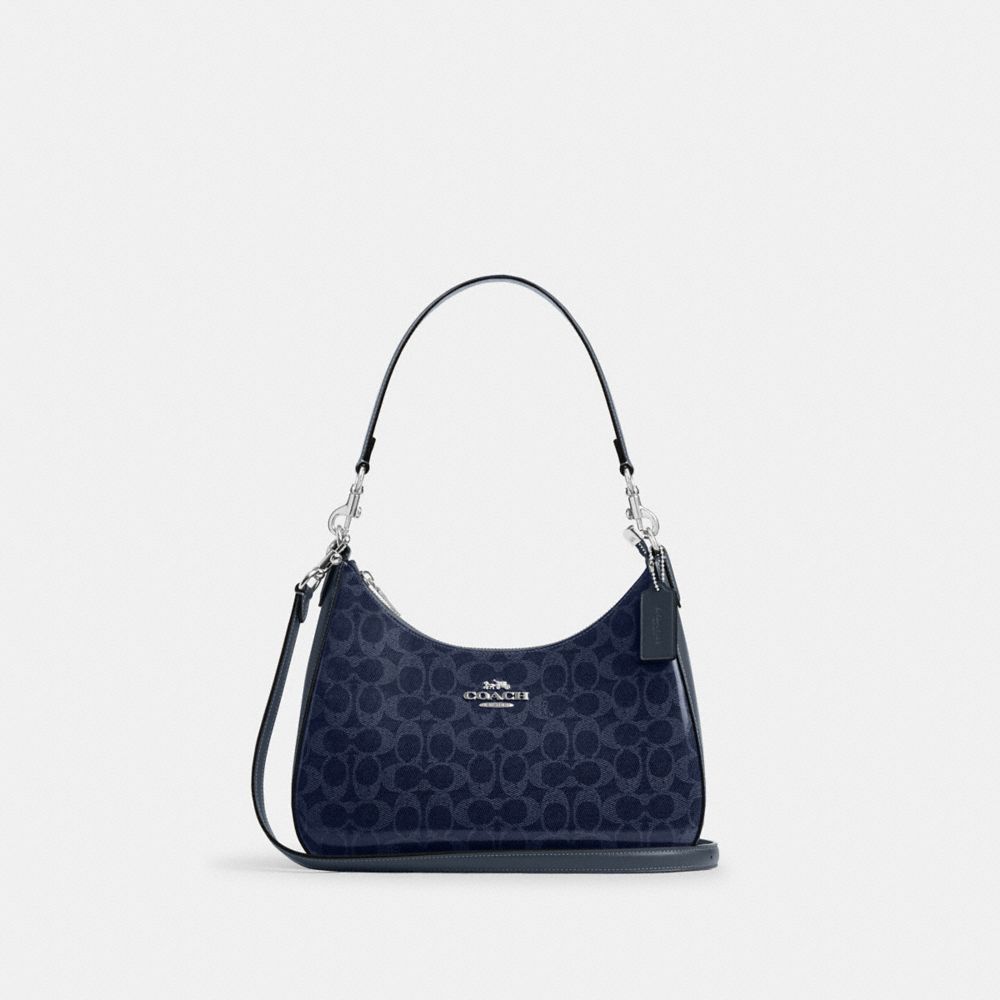 coach teri hobo bag in signature canvas CAK28-SV/D9