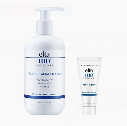 138元包邮！Elta MD 氨基酸泡沫洁面乳207ml+赠日霜 10ml