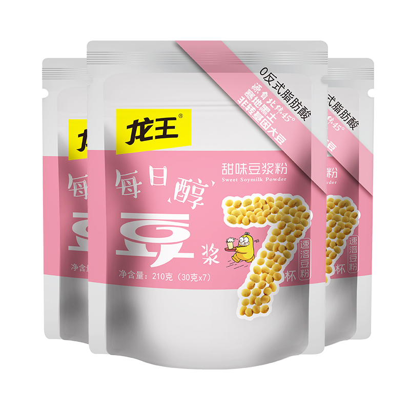 龙王豆浆原味甜味630g家庭装