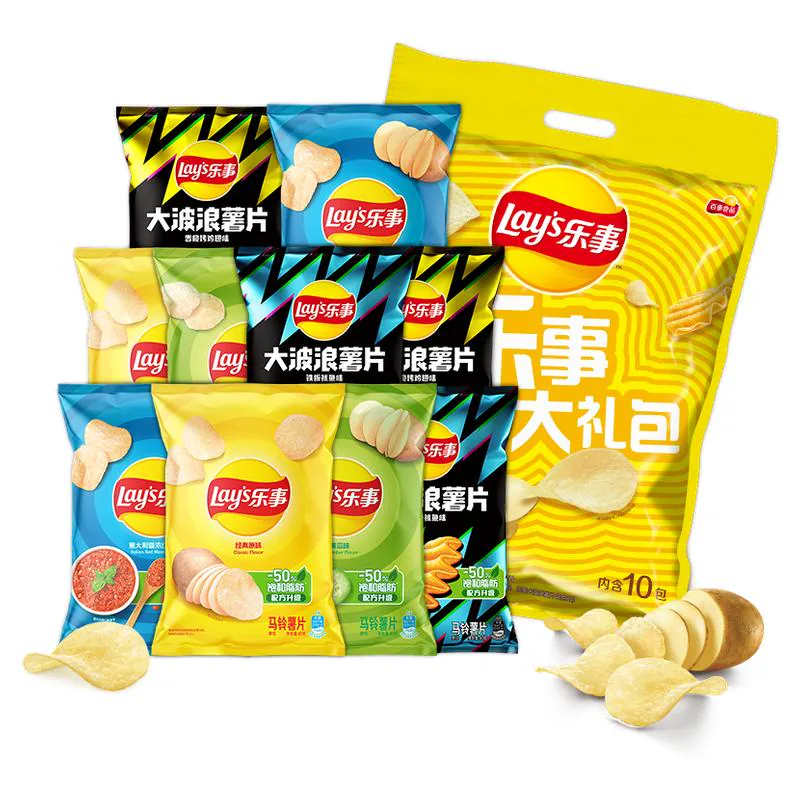 乐事薯片组合12包