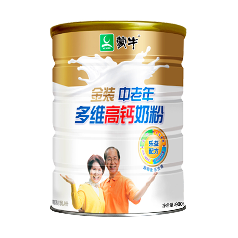 蒙牛金装中老年多维高钙奶粉900g