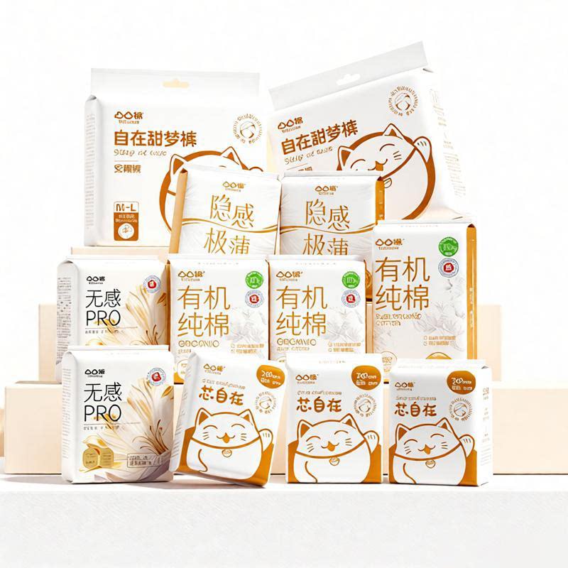 拍9件【凸凸棉】日夜组合卫生巾共11包