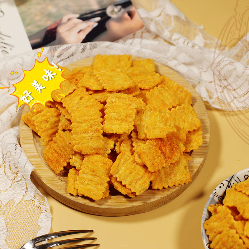 网红小零食锅巴一整箱 香辣味250克