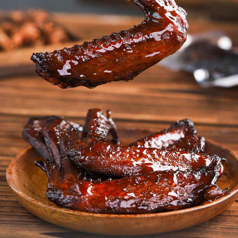 可签到+淘金币！佰利旺蜜汁鸭翅休闲零食2包