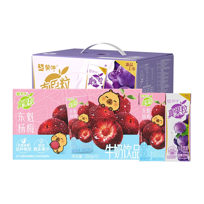真果粒牛奶饮品250g*12瓶*2箱