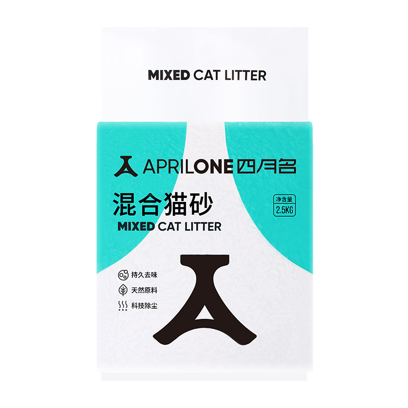 【拍4件】Aprilone矿土＆1.5mm混合猫砂6L