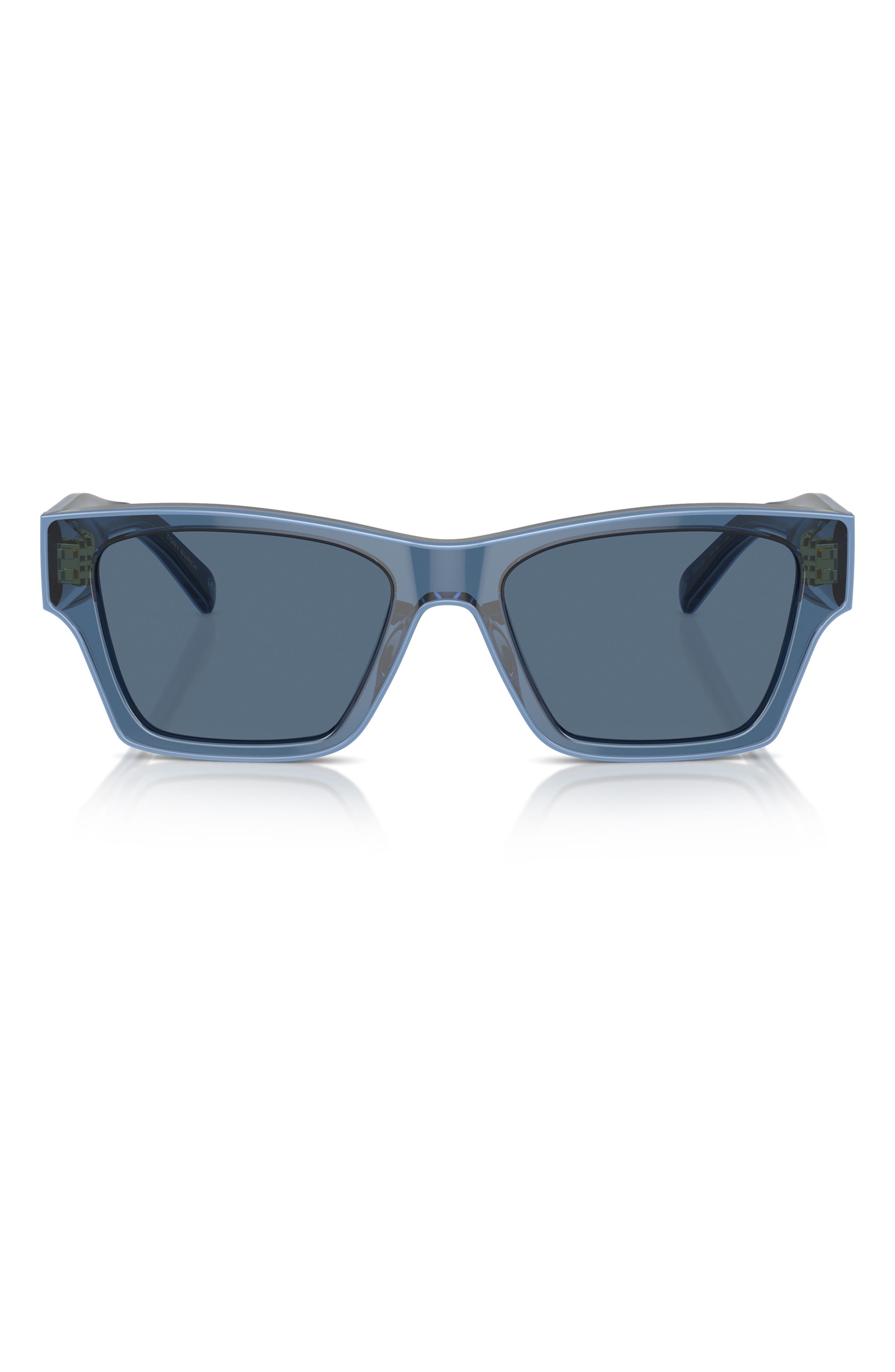Tory Burch 53mm Rectangular Sunglasses