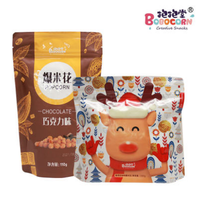 16.9元包邮！抱抱堂 焦糖奶油巧克力爆米花145g*3