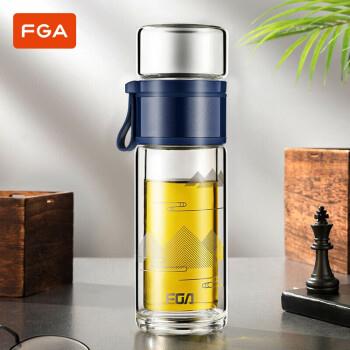 富光FGA茶水分离玻璃杯240ml