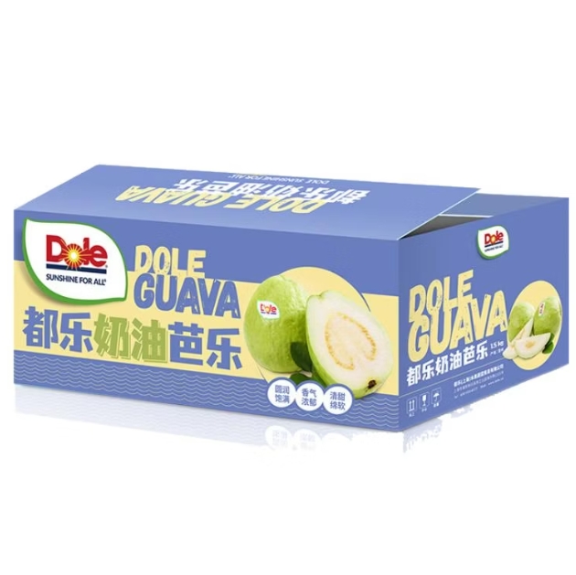 34.9元包邮！都乐.Dole 奶油芭乐 礼盒装3斤