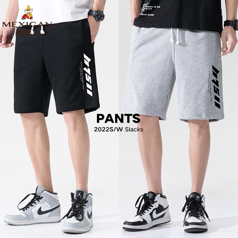 稻草人短裤男夏季新款百搭五分裤