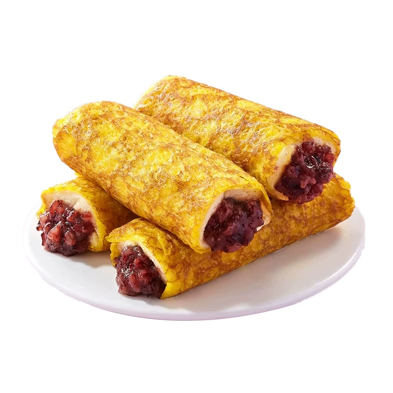 左烘右焙蛋皮紫米奶酪味面包棒80gX8