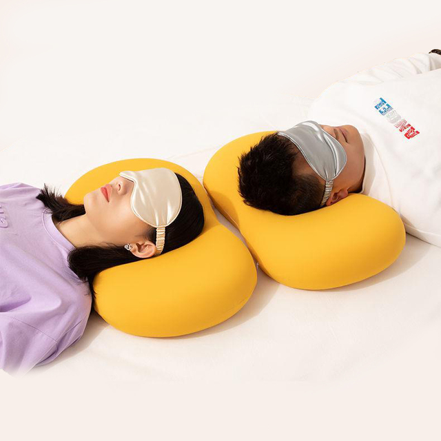 枕头猫肚枕超柔护颈椎助睡眠舒适记忆枕