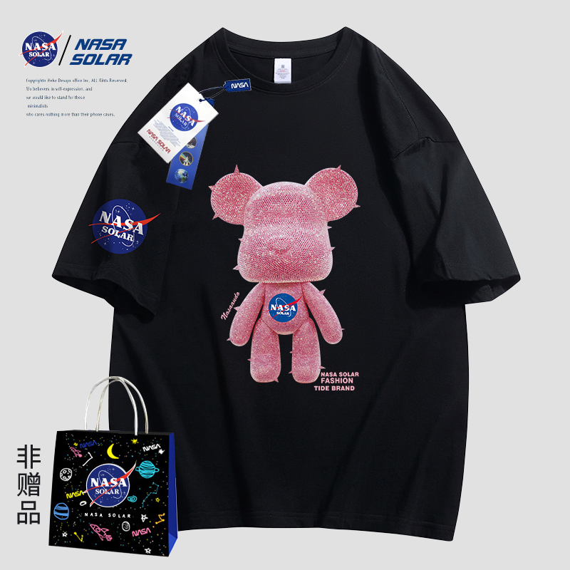 【多款多色任选】NASA卡通字母短袖
