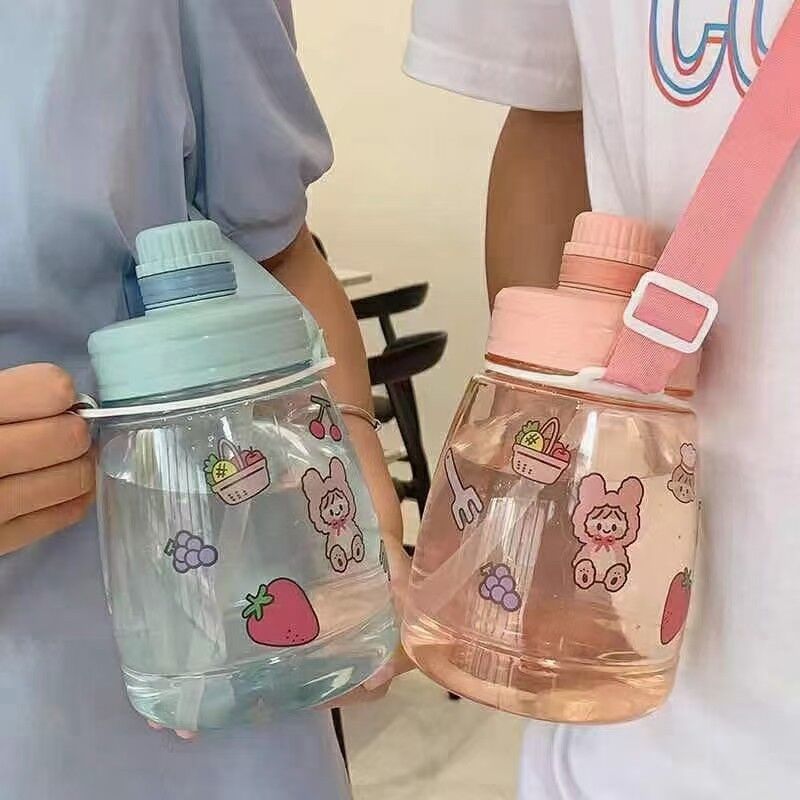网红大肚杯1300ml（赠送贴纸）