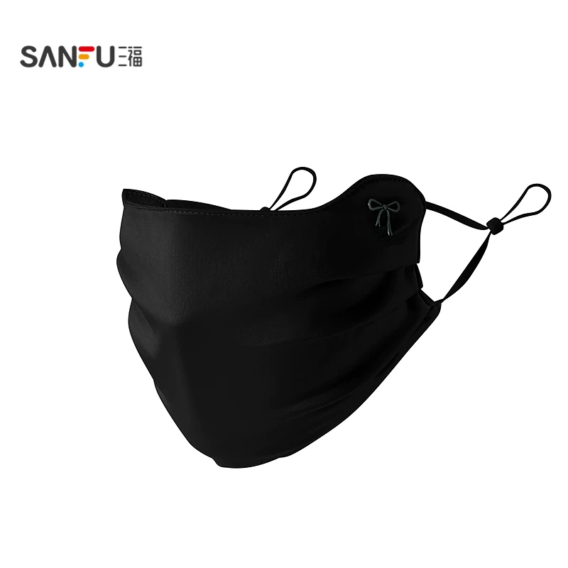 三福防晒口罩大版跑步遮脸遮阳防紫外线防晒面罩男女同款2026新款