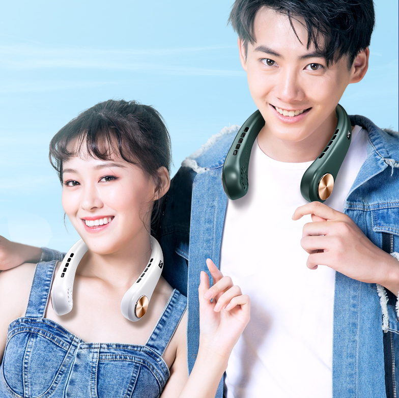 懒人挂脖风扇静音usb小风扇