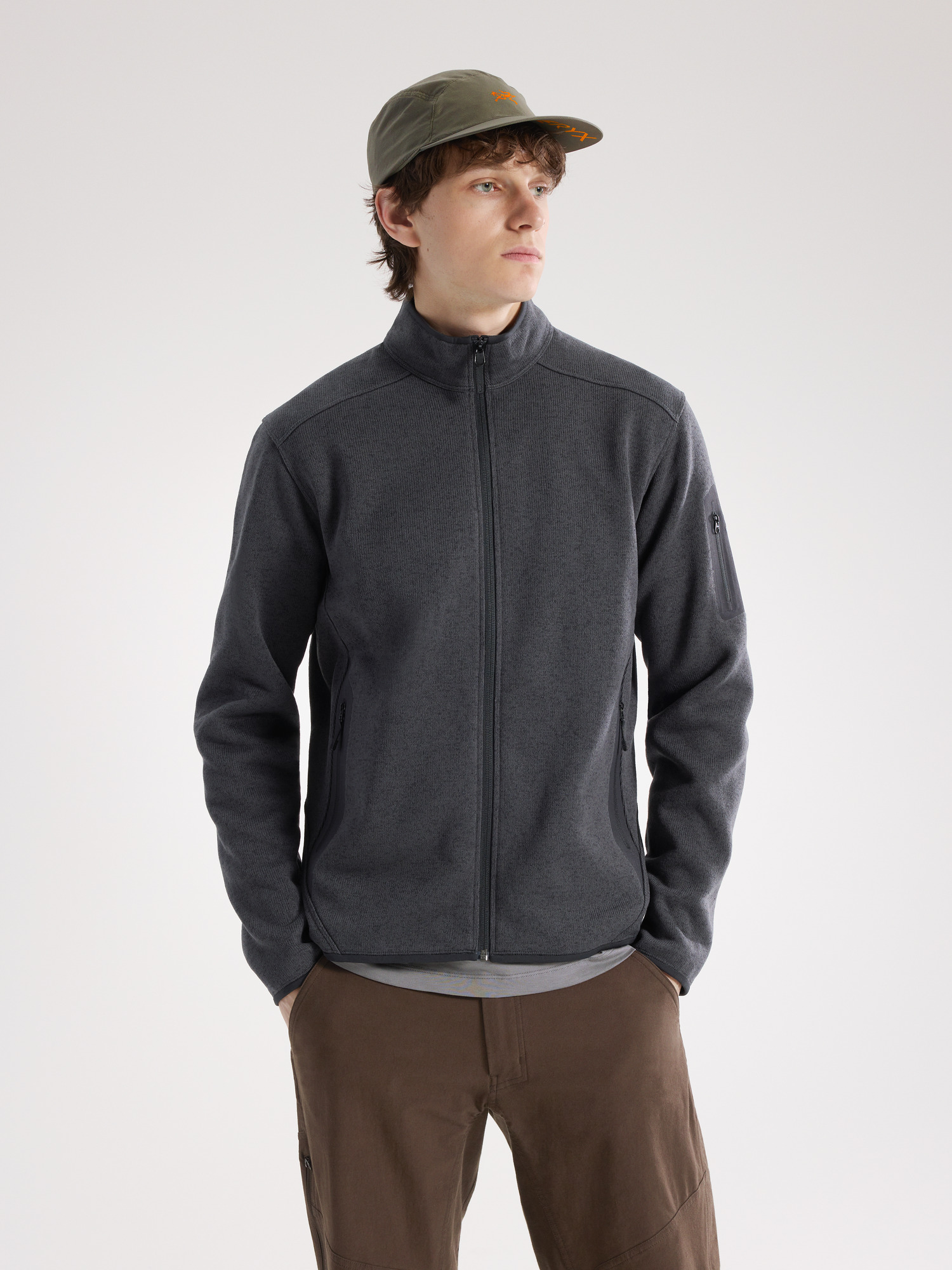 Arcteryx Covert Cardigan 始祖鸟男士软壳 Black Heather II XL