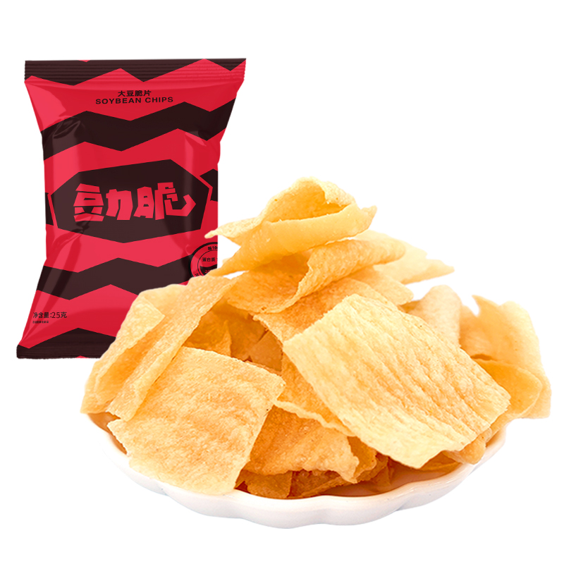 【2元小黑盒+签到】4包豆力脆网红非薯片