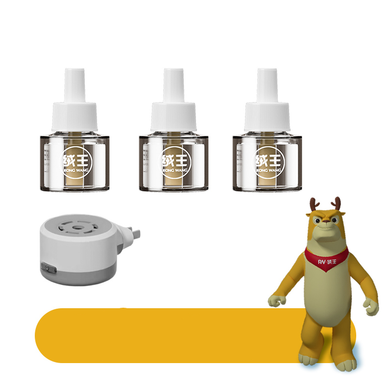 绒王【电热蚊香液】3液一器