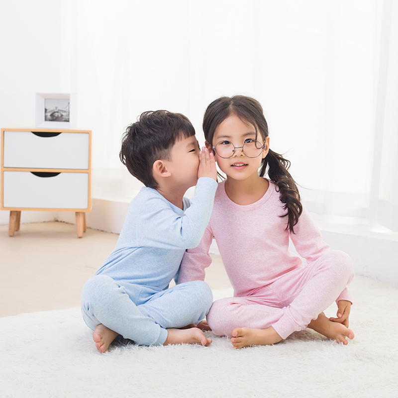 【全棉】儿童无痕保暖内衣套装