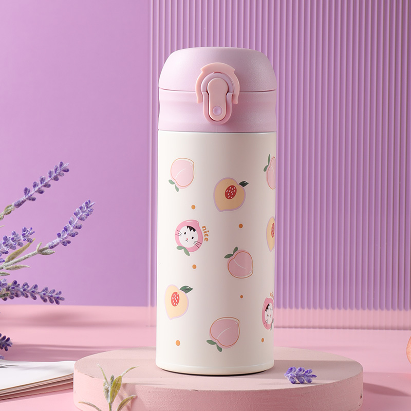 【face】高颜值不锈钢大容量弹扣保温杯