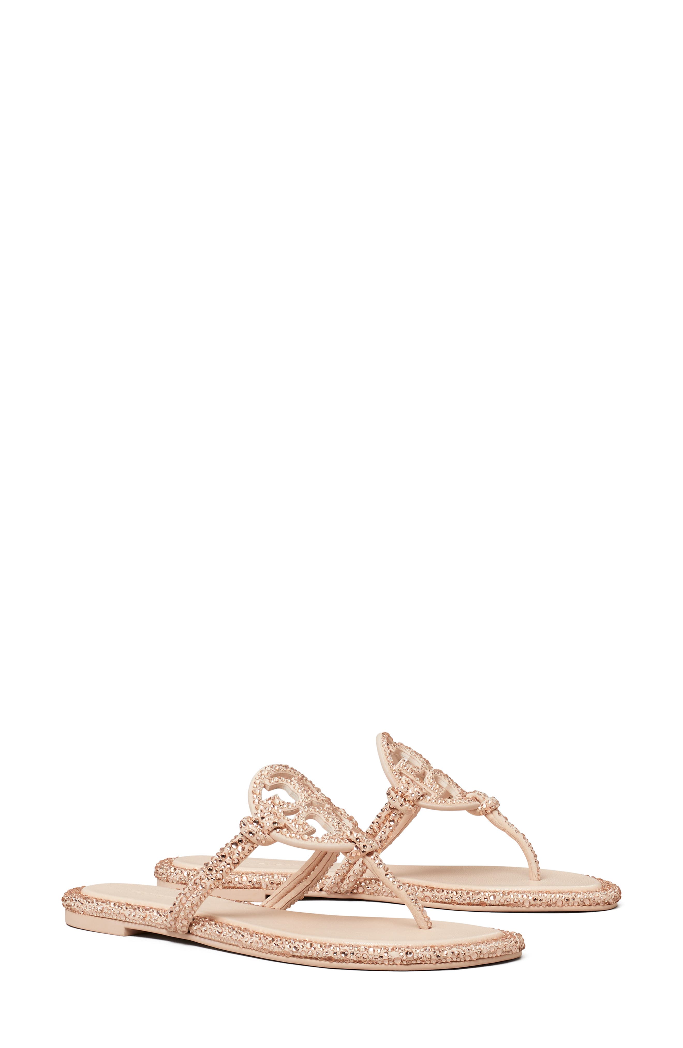 Tory Burch Miller Knotted Crystal Sandal