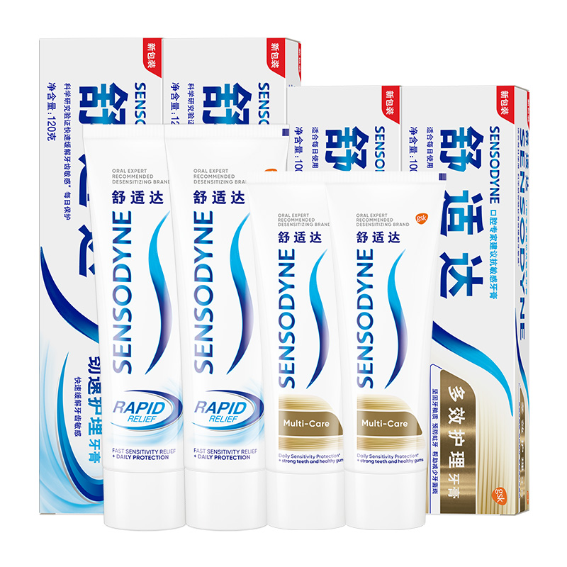 舒适达抗敏感牙膏劲速抗敏440g
