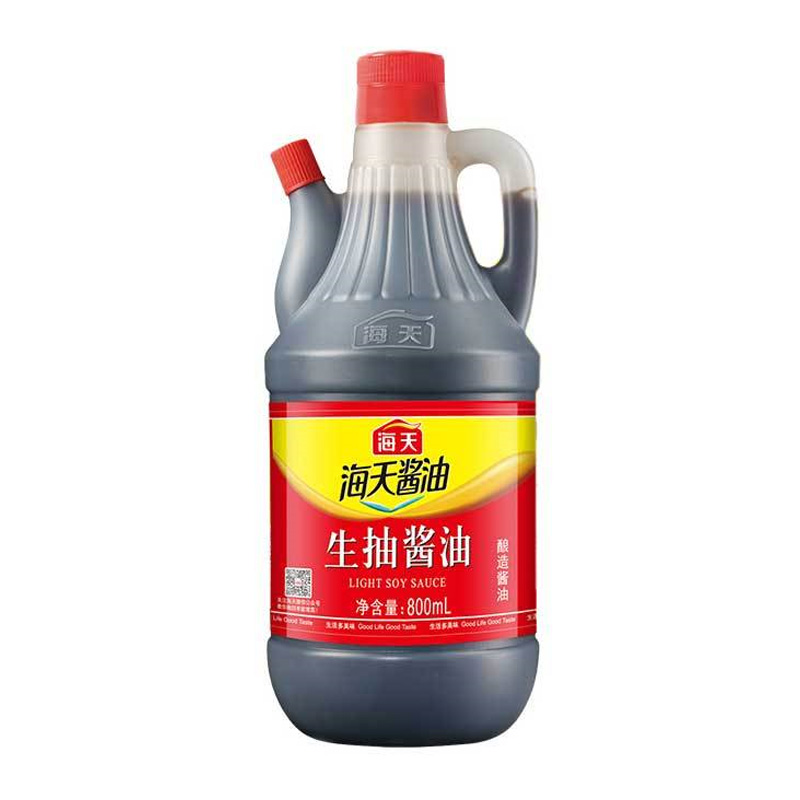 【返2元卡】海天酱油生抽800ml