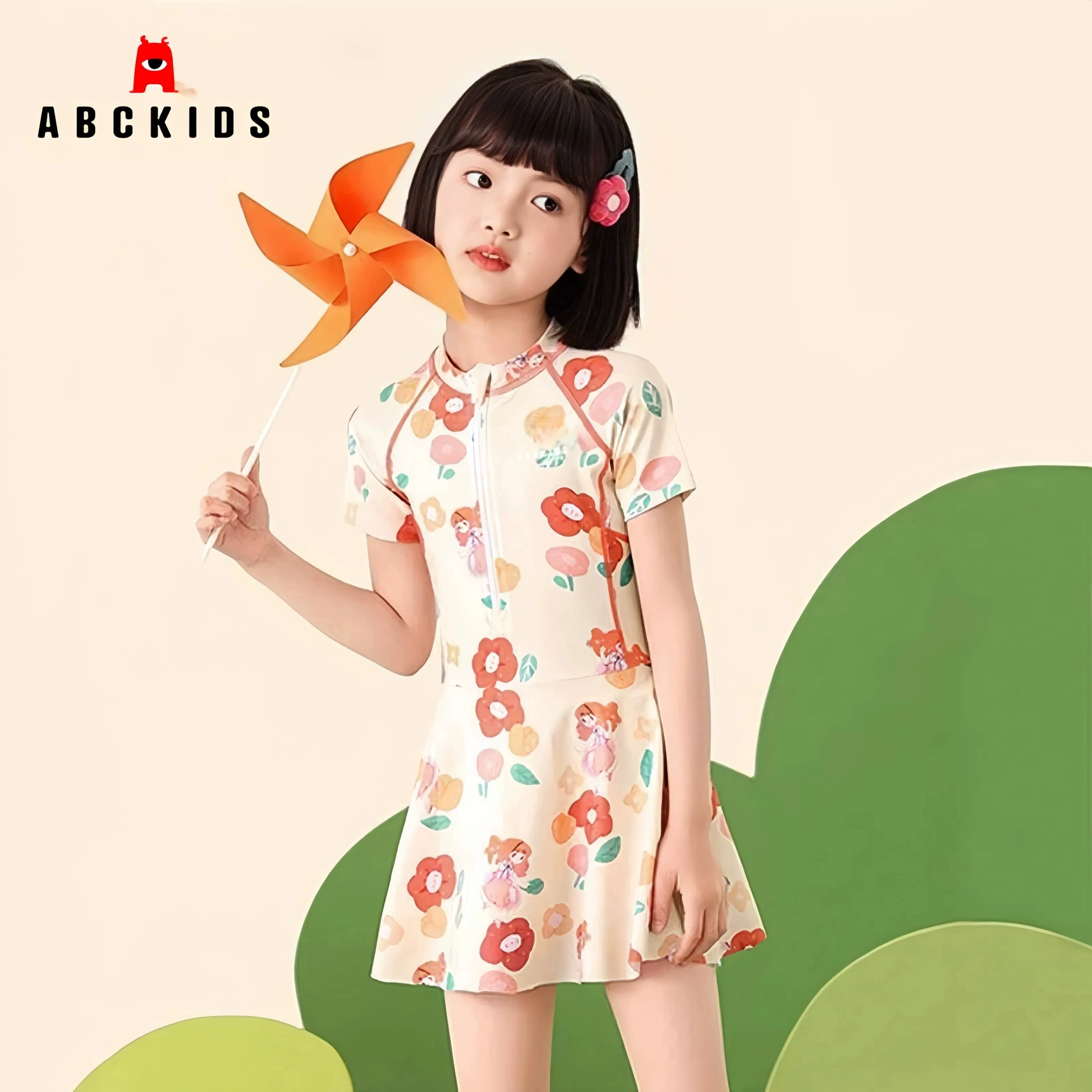 【拍一发六】Abckids夏季新款时尚泳衣