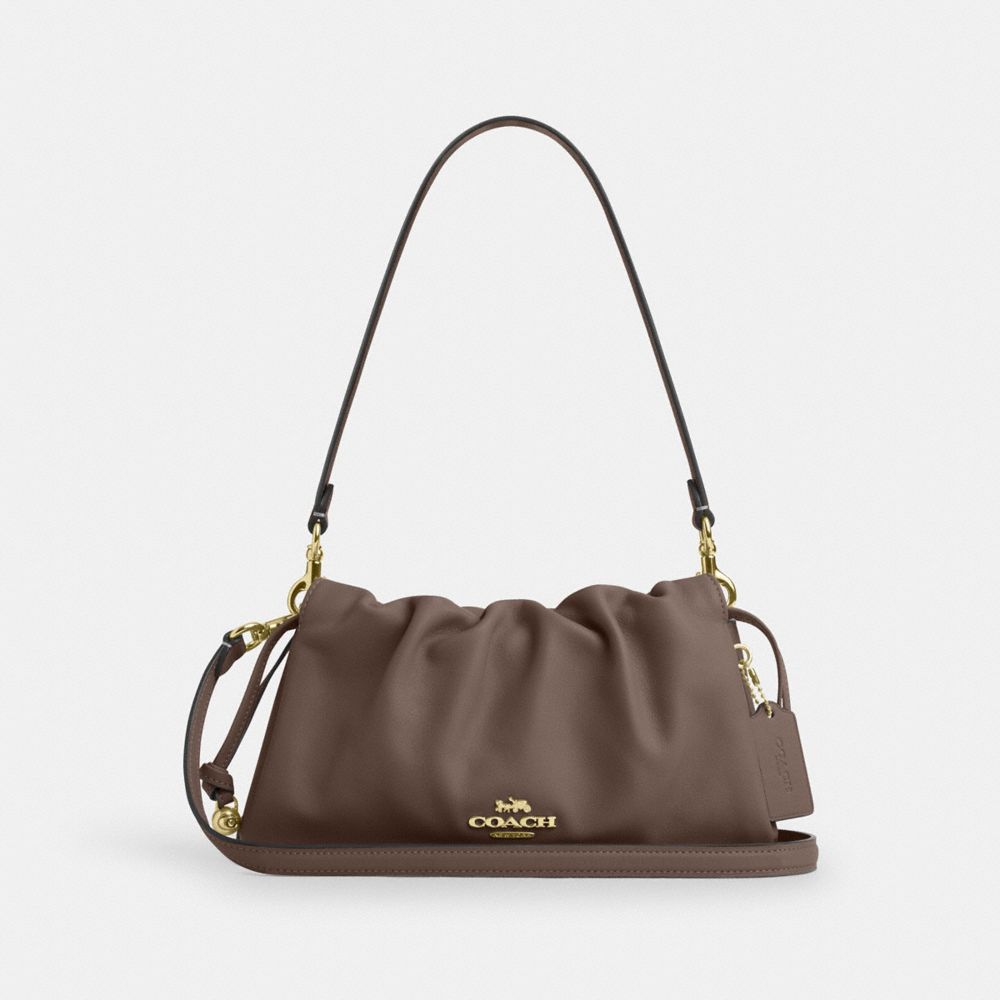 coach faye shoulder bag with ruching CV529-IMV2R