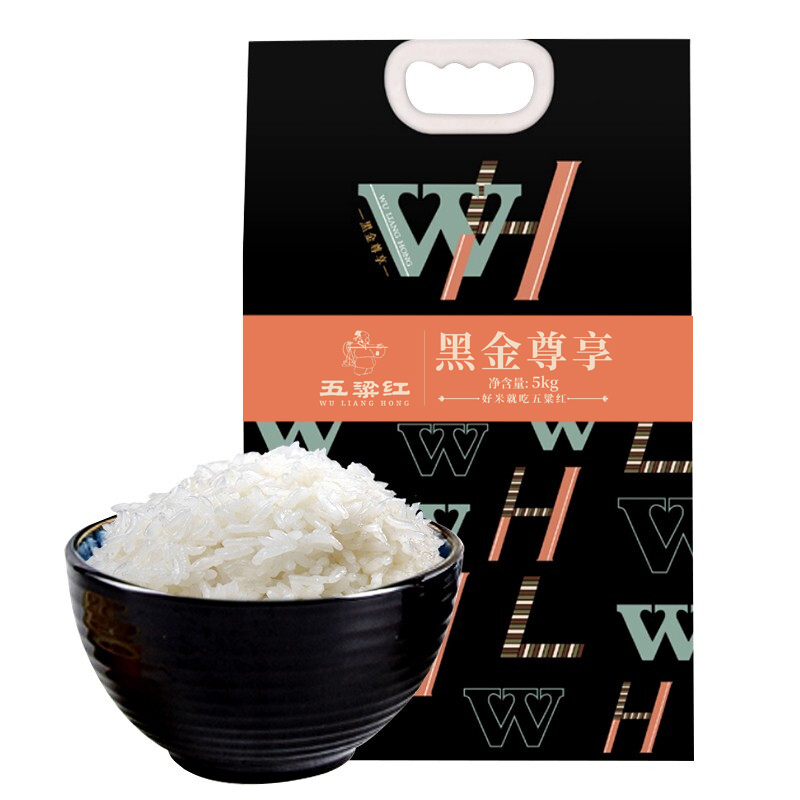 【猫超】五粱红东北五常大米黑金尊享5kg