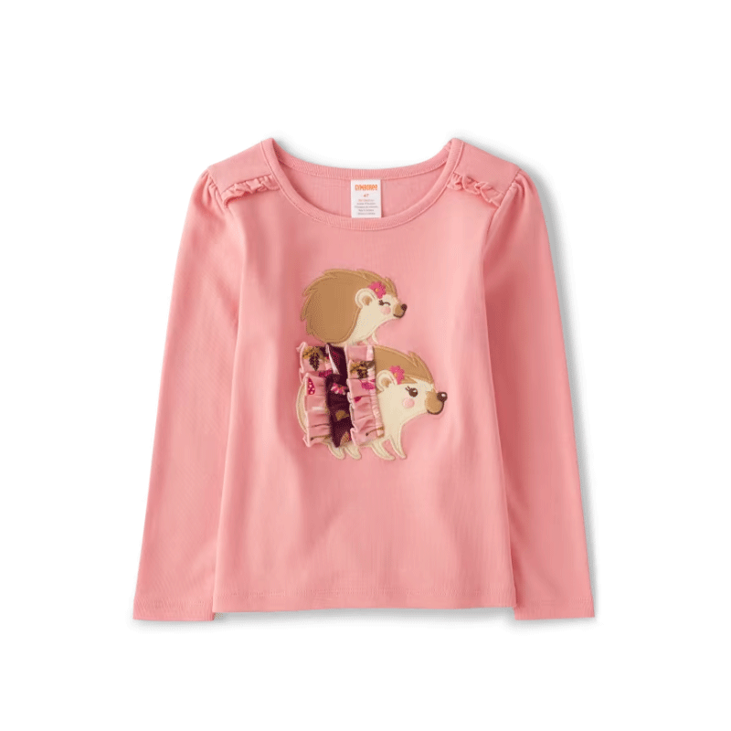 Gymboree 女孩小刺猬长袖上衣