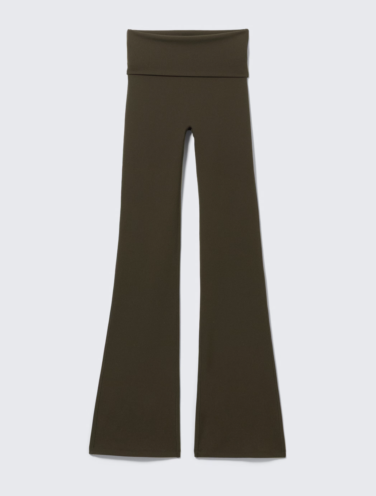 H&M Folded Waist Flared Yoga Tights