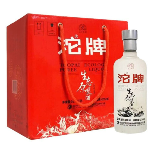 218元包邮！沱牌舍得 42度沱牌生态原浆酒 500ml*6整箱装