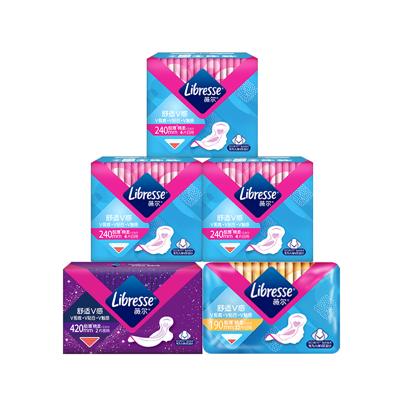 薇尔日夜呵护卫生巾36片