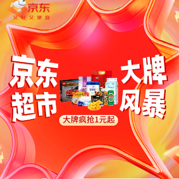 京东 京东超市大牌风暴 大牌疯抢1元起