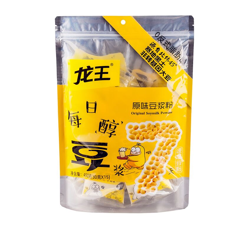 【龙王】每日醇豆浆粉原味甜味30g*15小包
