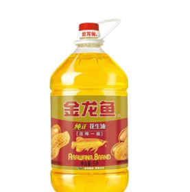 85.4元包邮！金龙鱼 纯正花生油 5L